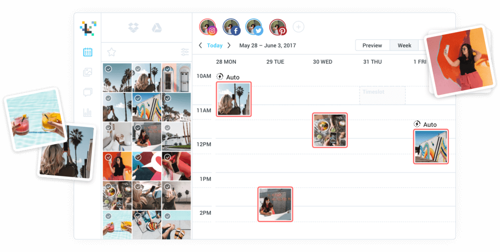 Social media scheduling tool - Later