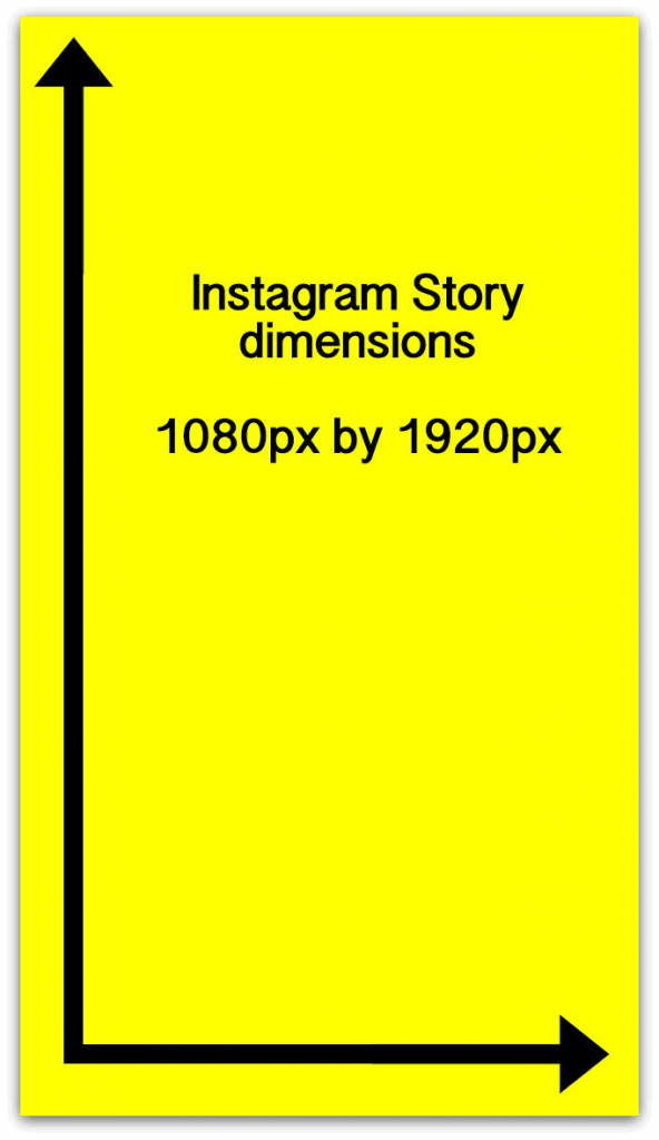 Instagram story size