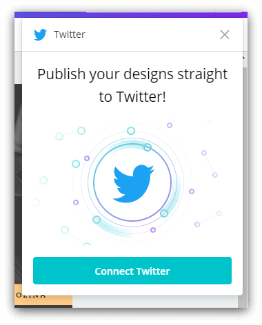 canva publish your designs on twitter screenshot