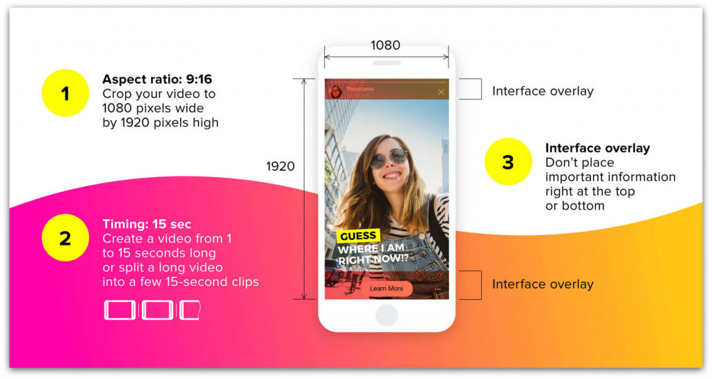 Instagram story size for video tips