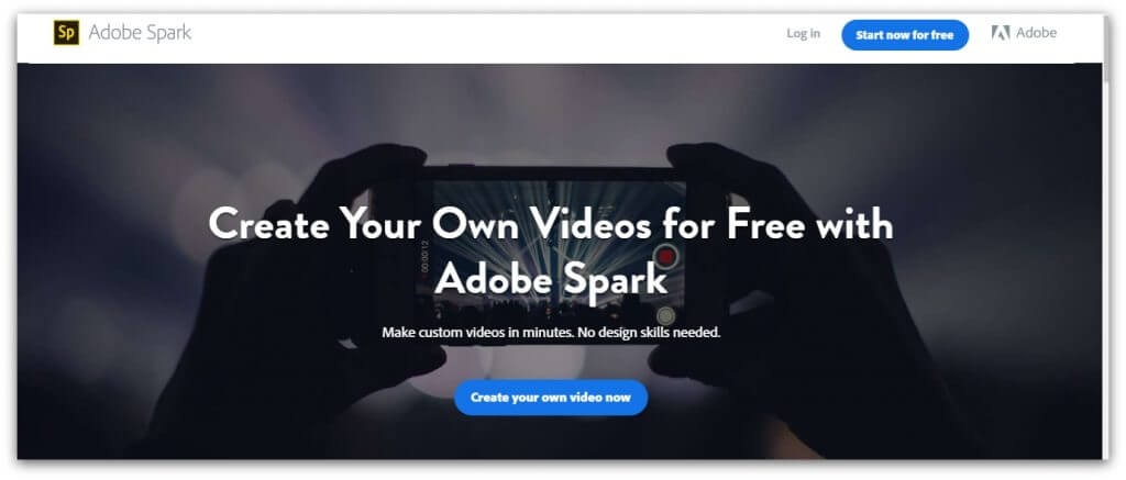 adobe spark video maker