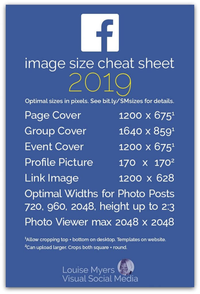 image size cheat sheet