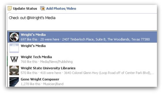 facebook tags