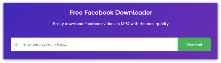 facebook video download online