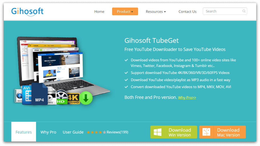 free instals Gihosoft TubeGet Pro 9.2.44