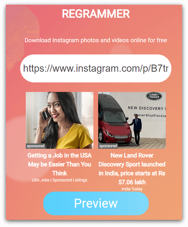 instagram video downloader online