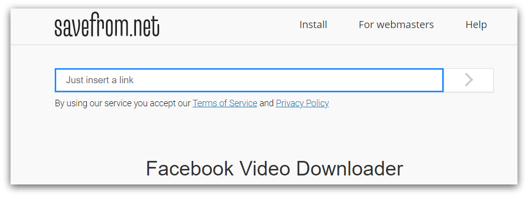 facebook video download with link