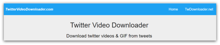 free twitter video downloader