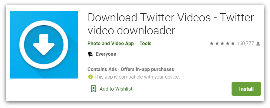 twitter video download to iphone