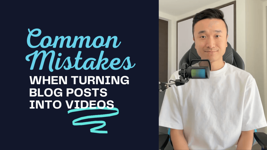 Common Mistakes When Turning Blog Posts Into Videos Lumen5 Learning